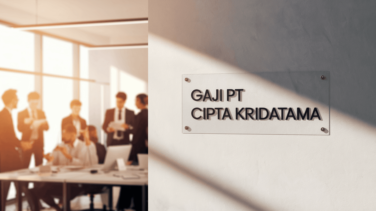 Gaji Pt Cipta Kridatama