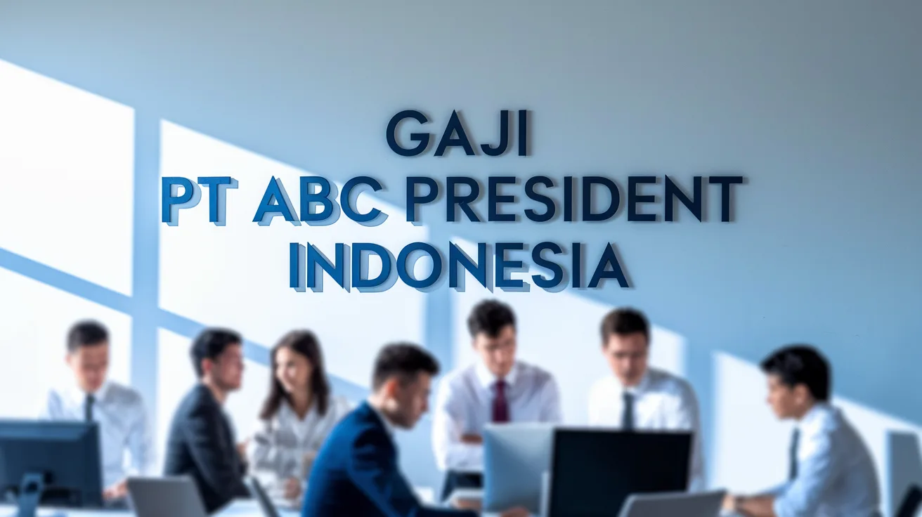 Gaji Pt Abc President Indonesia