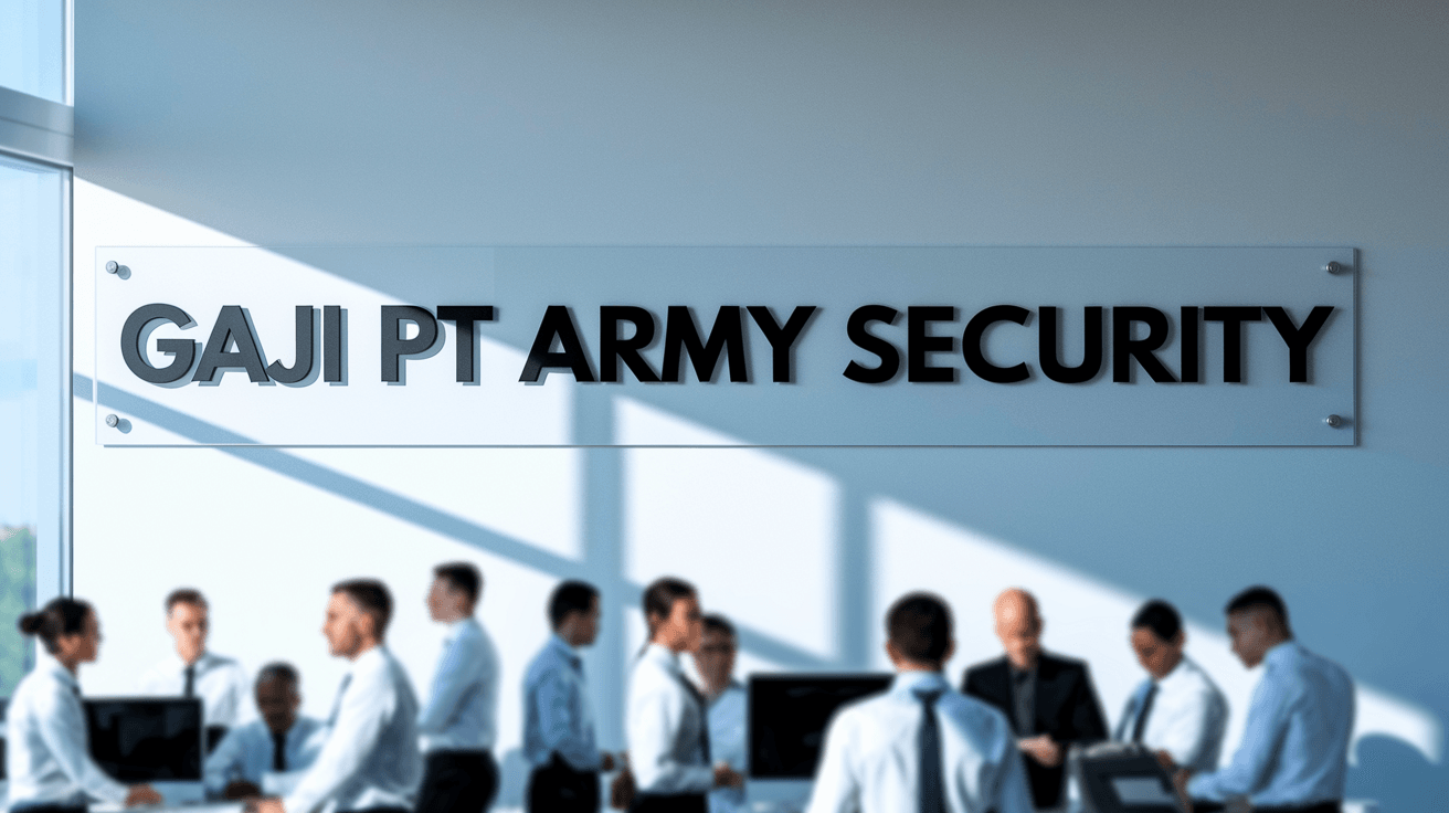Gaji Pt Army Security