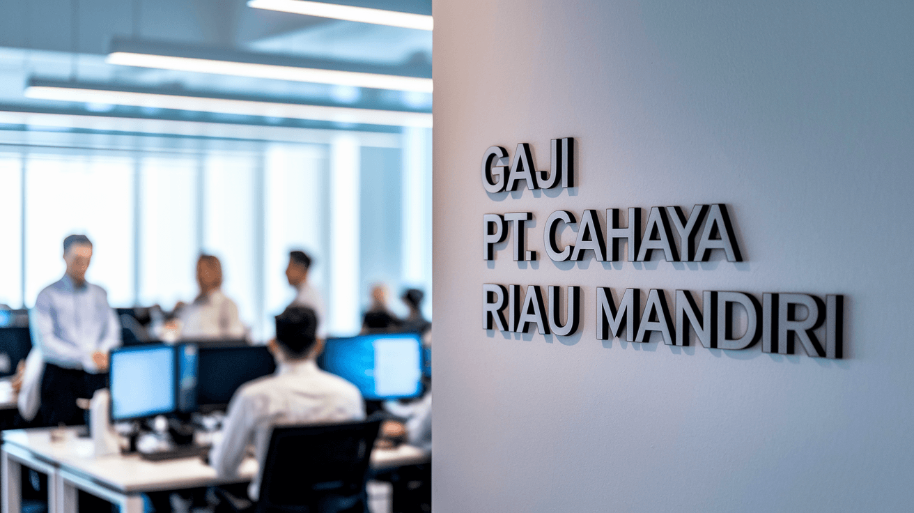 Gaji Pt Cahaya Riau Mandiri