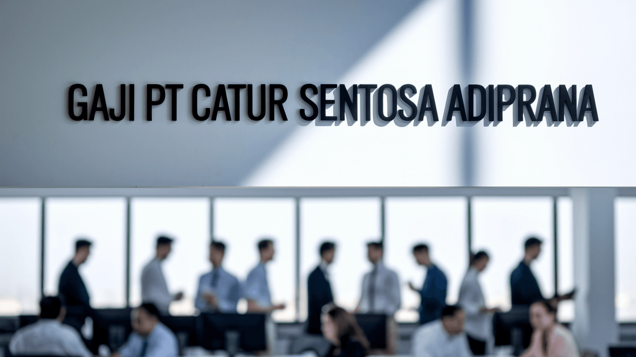 Gaji Pt Catur Sentosa Adiprana