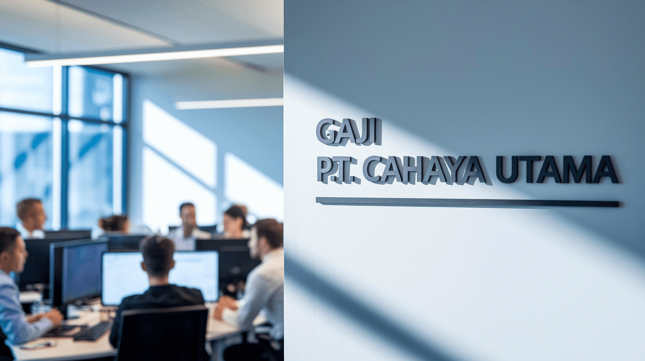 Gaji Pt Cahaya Utama