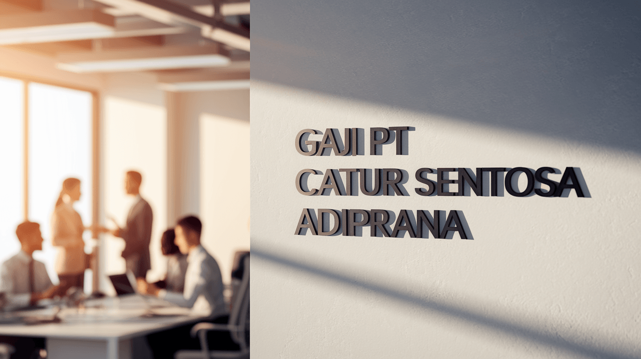 Gaji Pt Catur Sentosa Adiprana