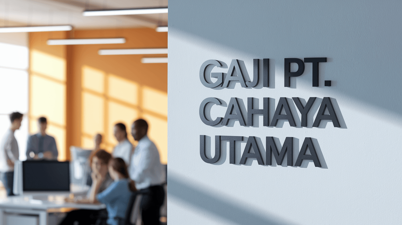 Gaji Pt Cahaya Utama