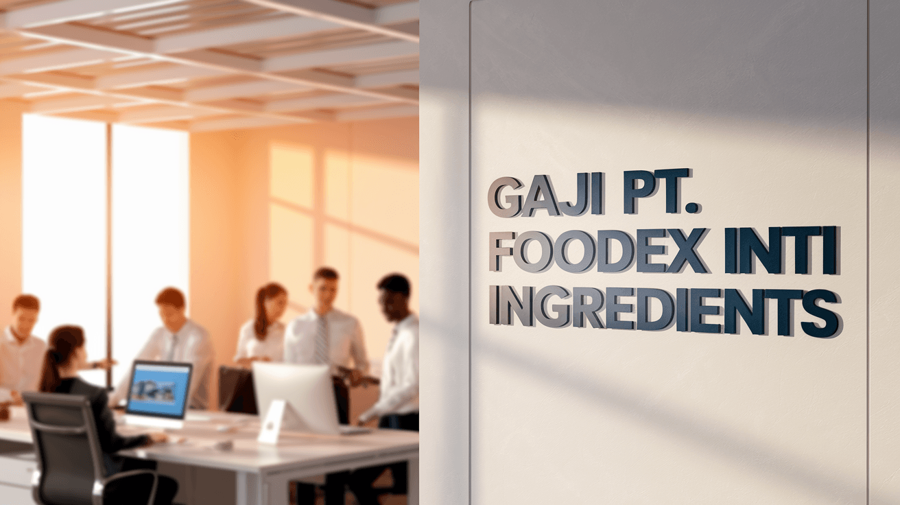 Gaji Pt Foodex Inti Ingredients