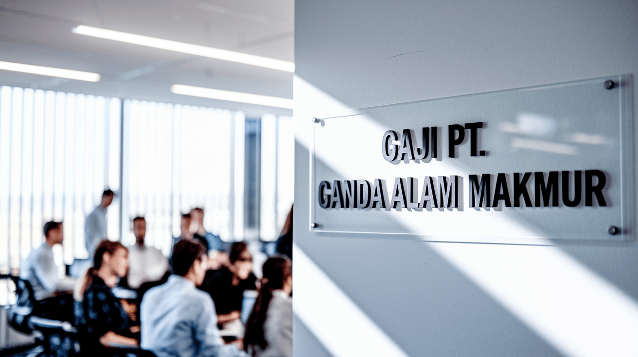 Gaji Pt Ganda Alam Makmur