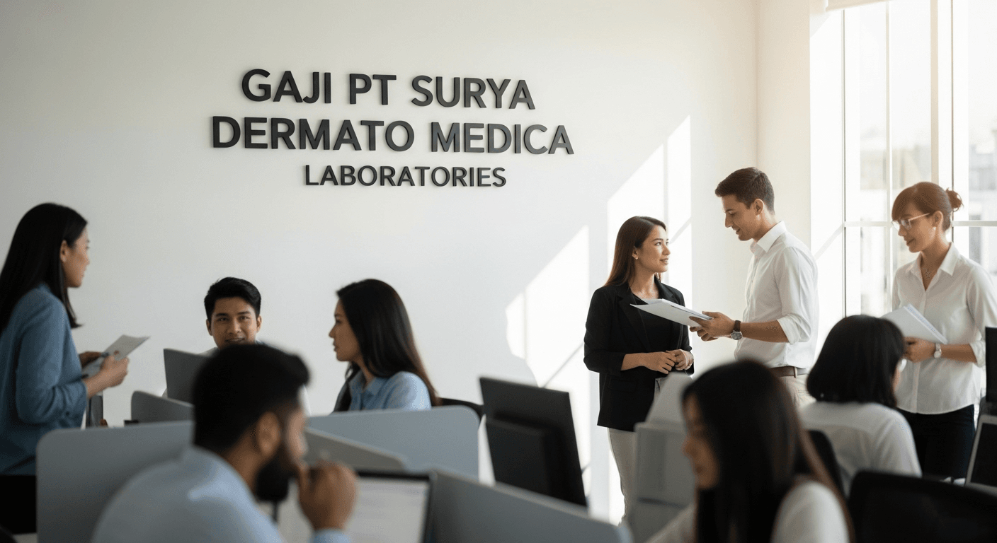 Gaji Pt Surya Dermato Medica Laboratories