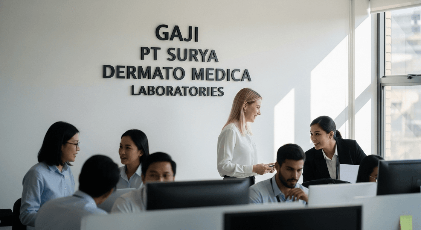 Gaji Pt Surya Dermato Medica Laboratories
