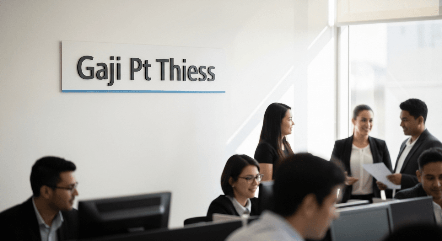 Gaji Pt Thiess