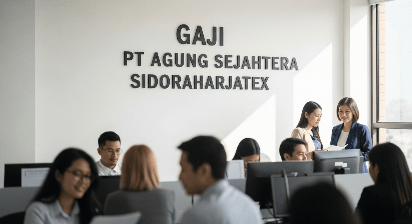 Gaji Pt Agung Sejahtera Sidoraharjatex