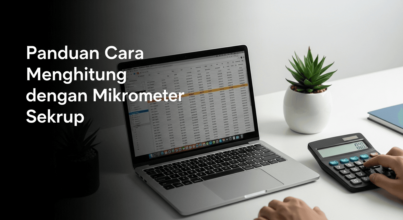 Cara Menghitung dengan Mikrometer Sekrup