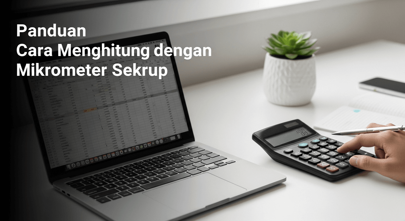 Cara Menghitung dengan Mikrometer Sekrup