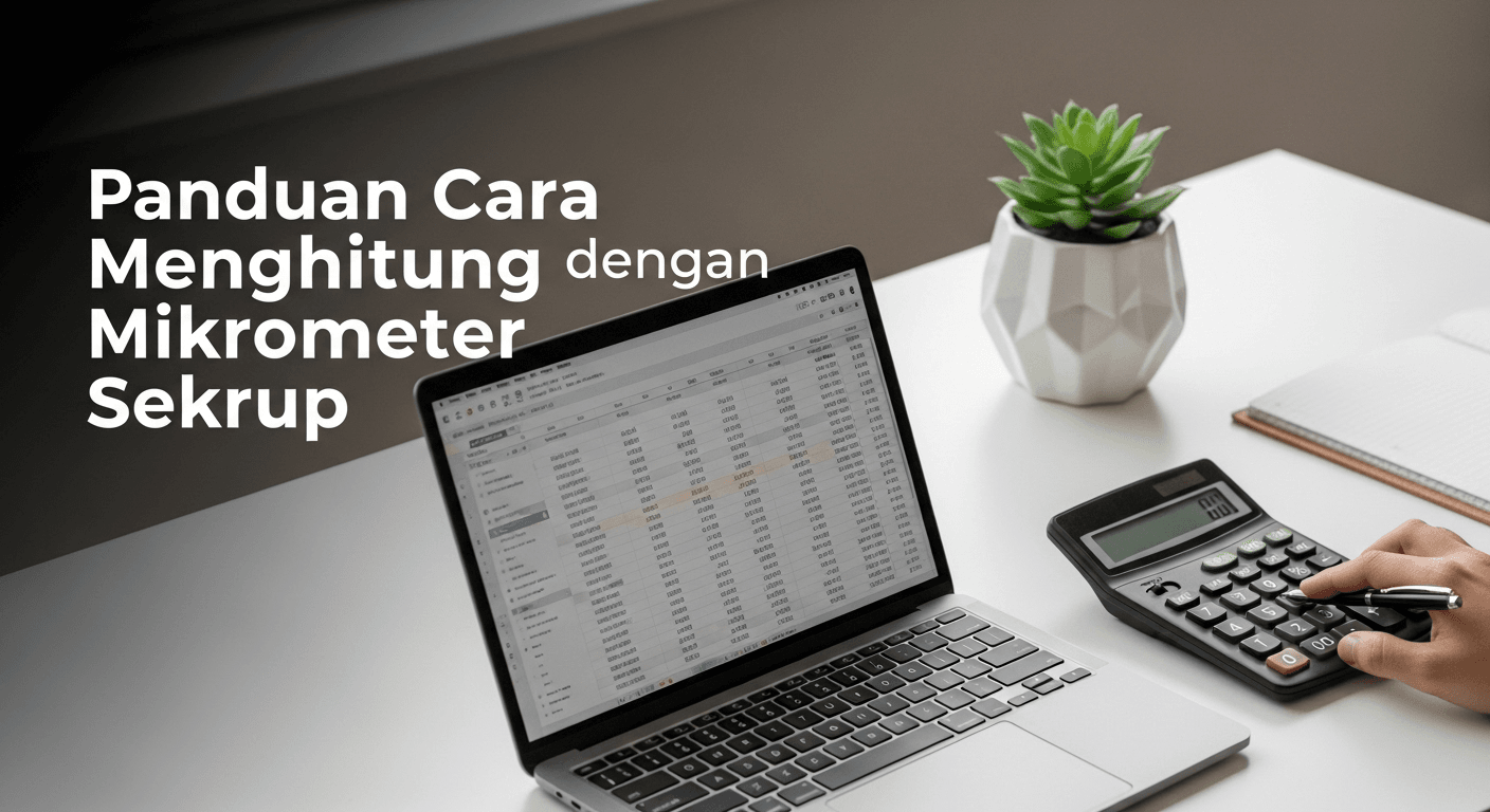 Cara Menghitung dengan Mikrometer Sekrup