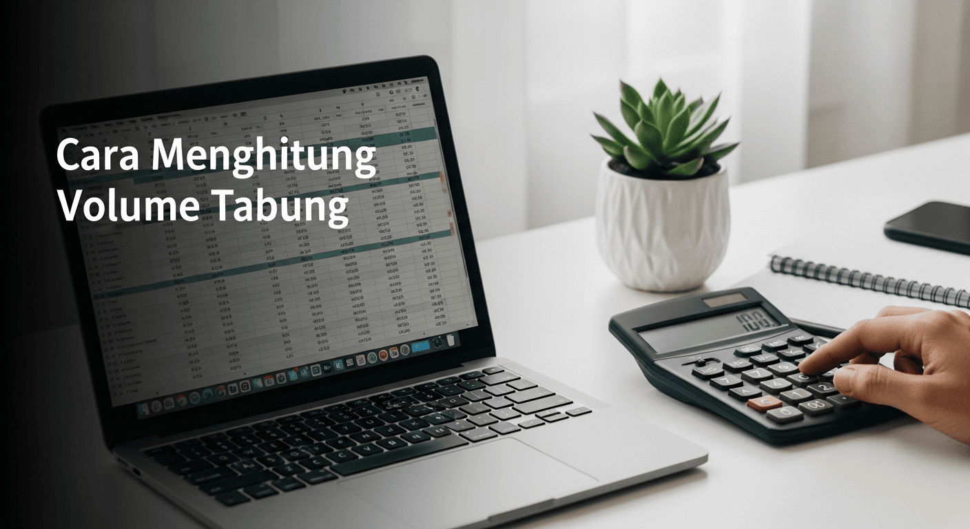 Cara Menghitung Volume Tabung