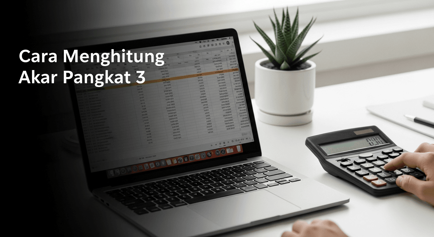 Cara Menghitung Akar Pangkat 3
