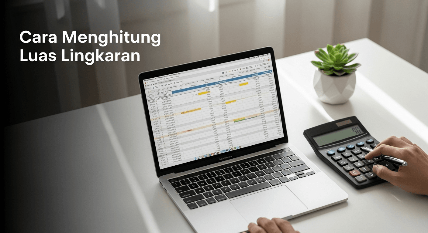 Cara Menghitung Luas Lingkaran