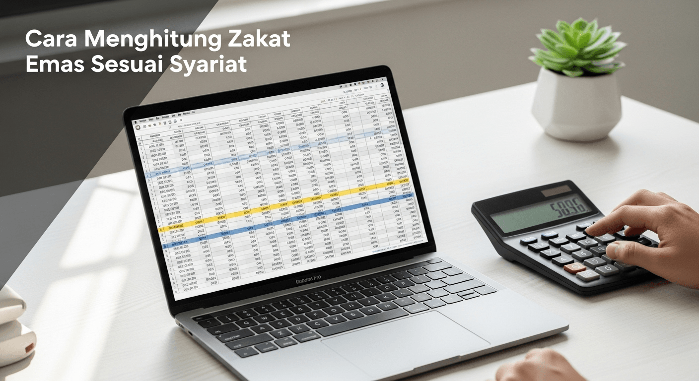 Cara Menghitung Zakat Emas Sesuai Syariat
