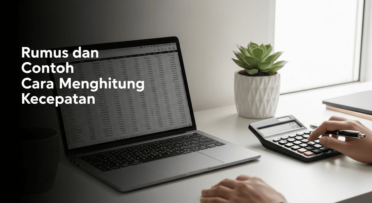 Rumus dan Contoh Cara Menghitung Kecepatan
