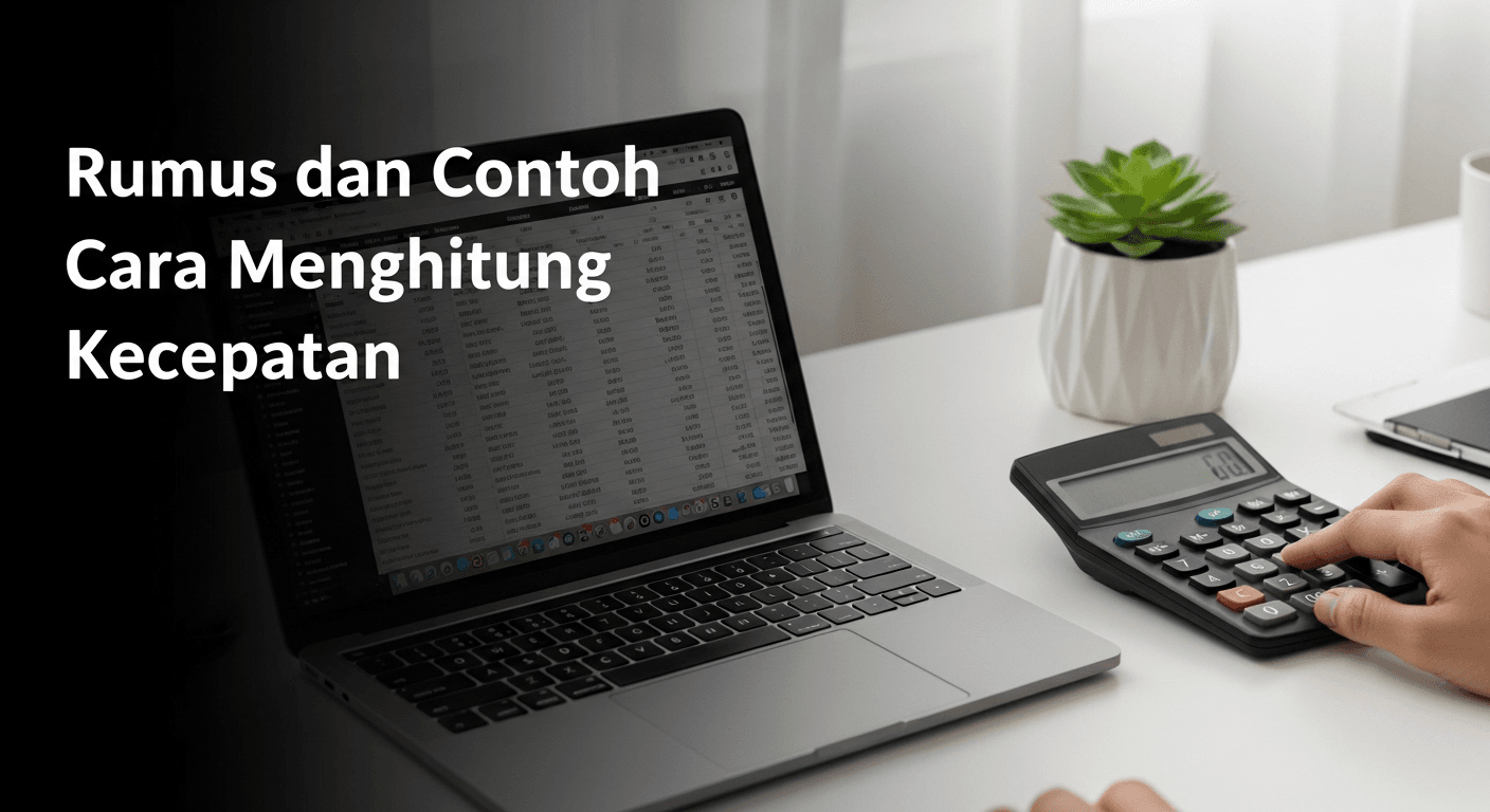 Rumus dan Contoh Cara Menghitung Kecepatan