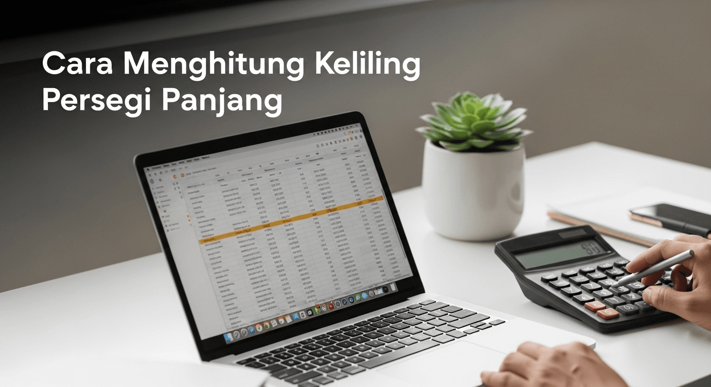 Cara Menghitung Keliling Persegi Panjang