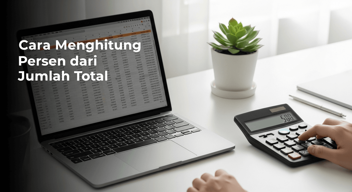 Cara Menghitung Persen dari Jumlah Total