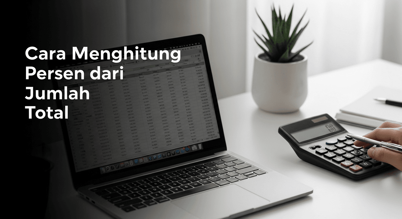 Cara Menghitung Persen dari Jumlah Total