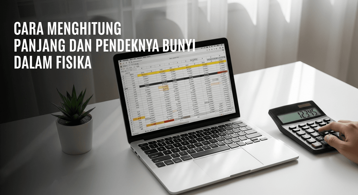 Cara Menghitung Panjang dan Pendeknya Bunyi dalam Fisika
