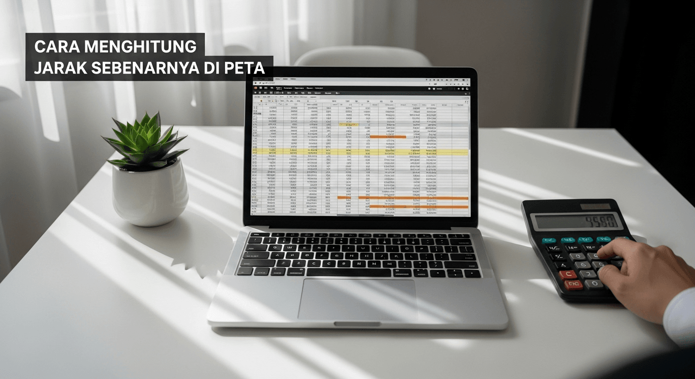 Cara Menghitung Jarak Sebenarnya di Peta