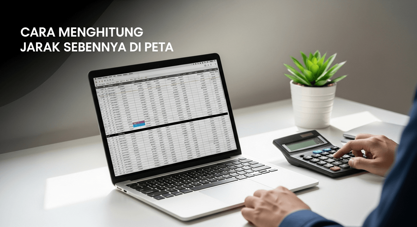 Cara Menghitung Jarak Sebenarnya di Peta