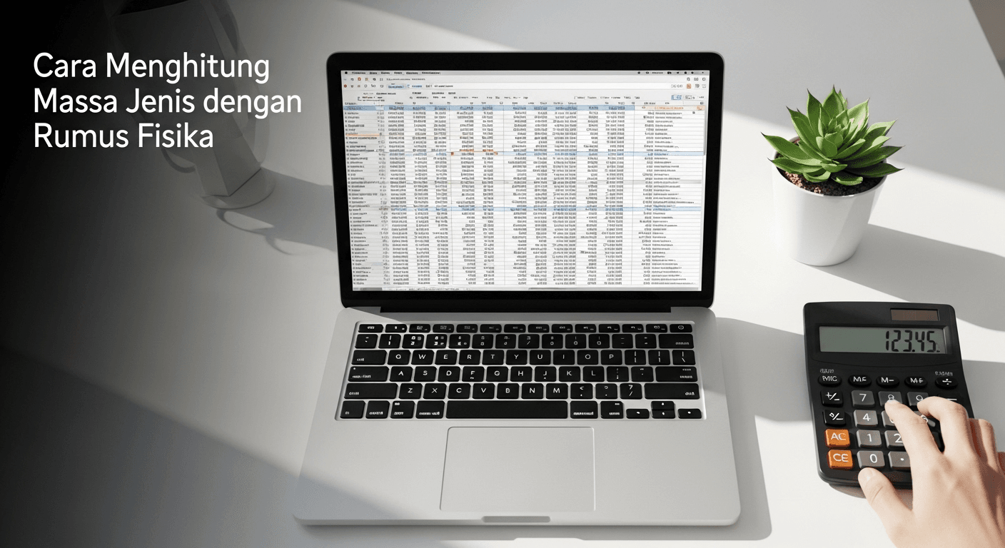 Cara Menghitung Massa Jenis dengan Rumus Fisika