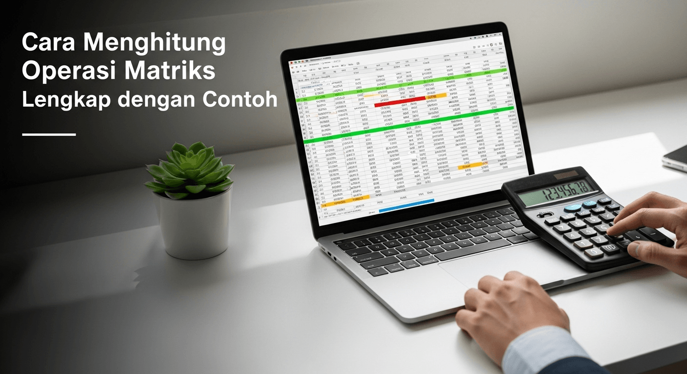 Cara Menghitung Operasi Matriks Lengkap dengan Contoh