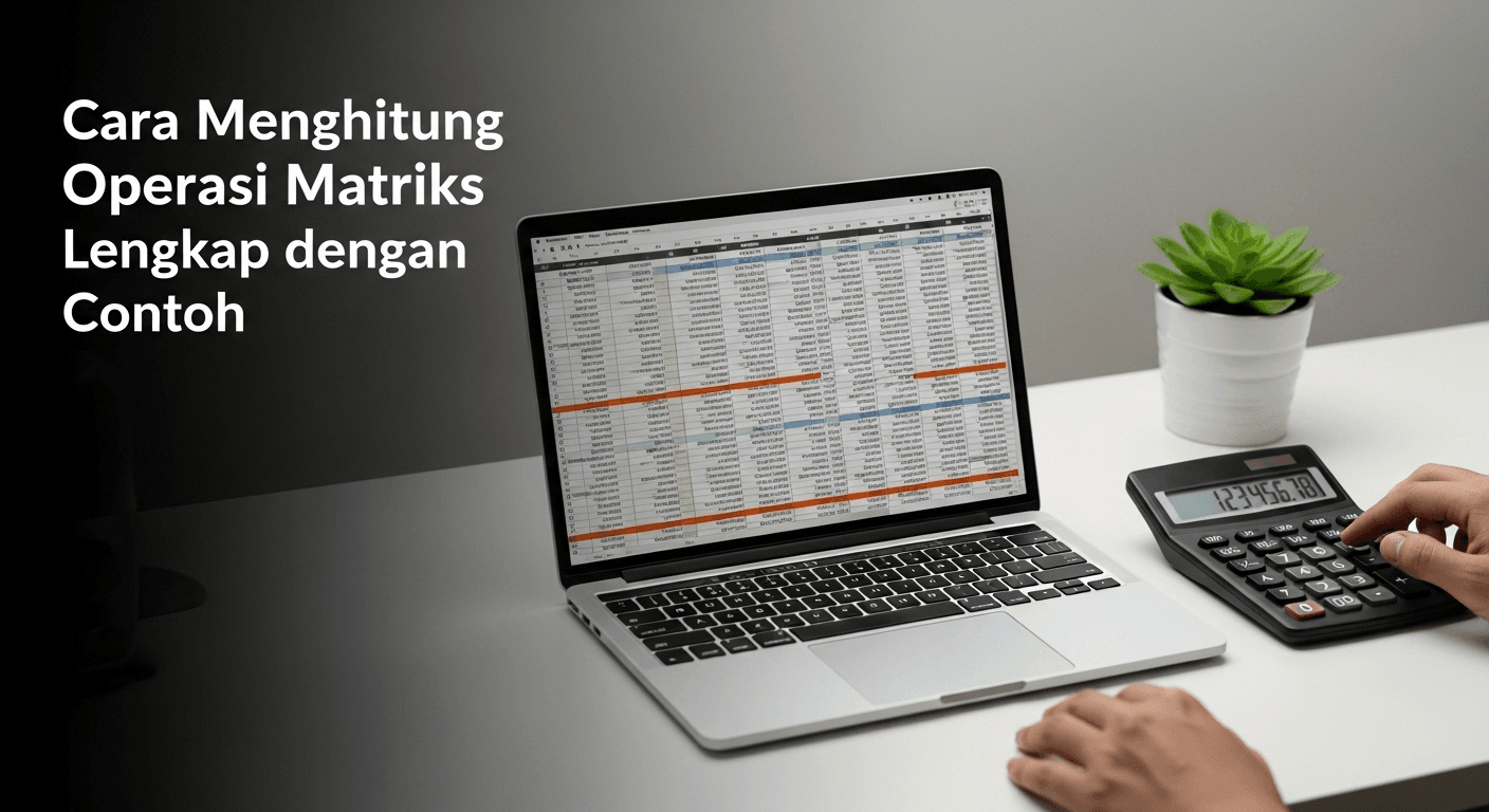 Cara Menghitung Operasi Matriks Lengkap dengan Contoh