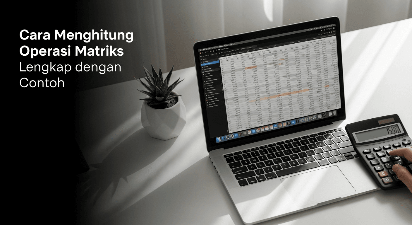 Cara Menghitung Operasi Matriks Lengkap dengan Contoh