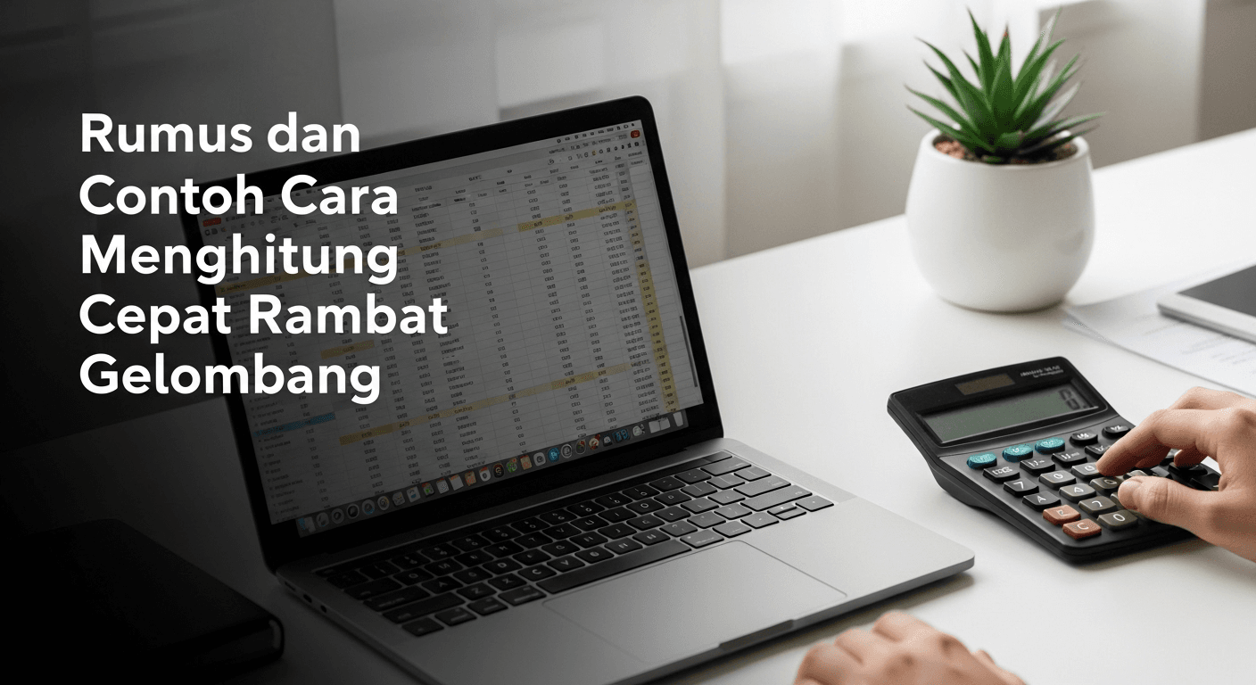 Rumus dan Contoh Cara Menghitung Cepat Rambat Gelombang