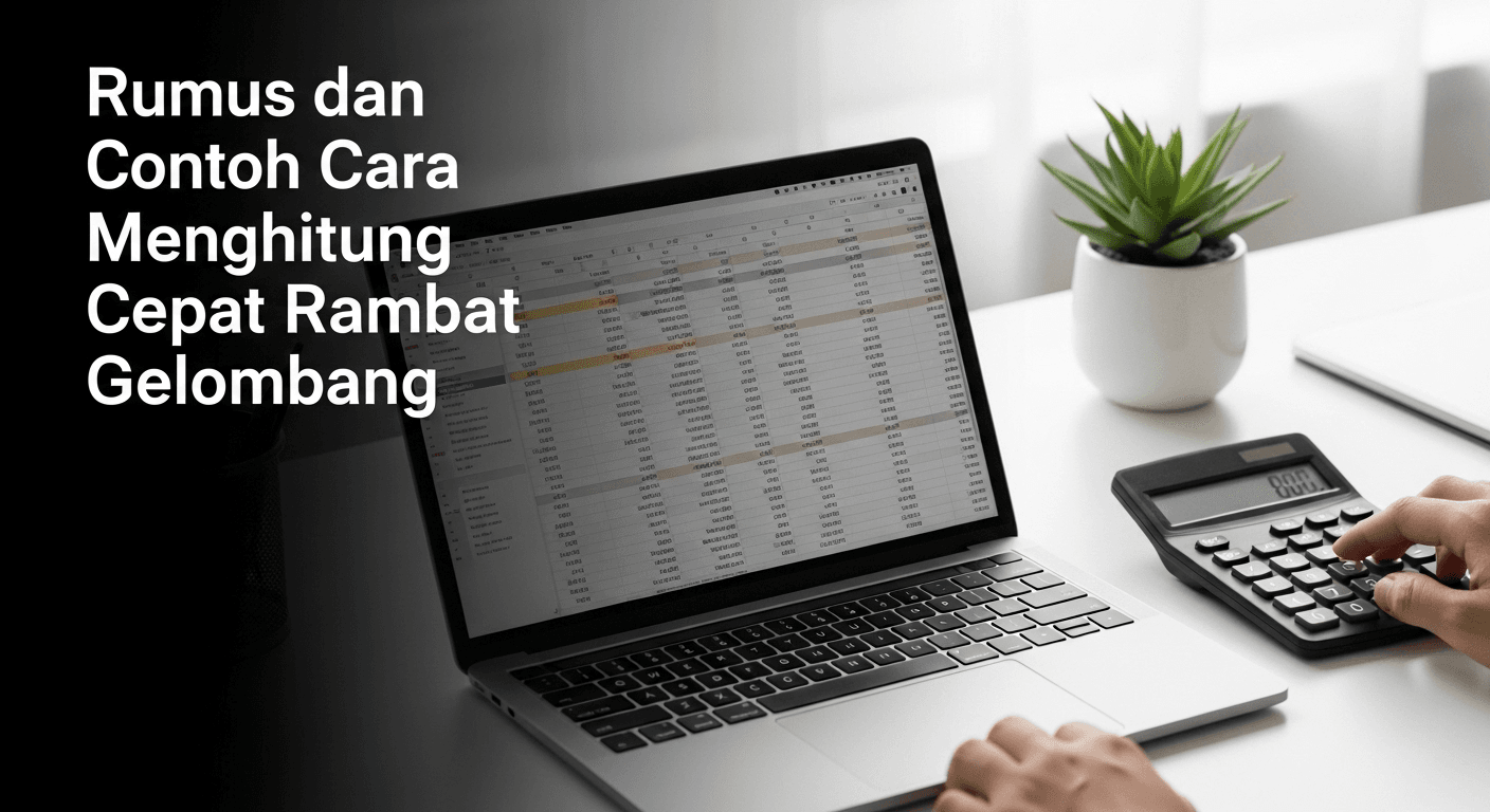 Rumus dan Contoh Cara Menghitung Cepat Rambat Gelombang