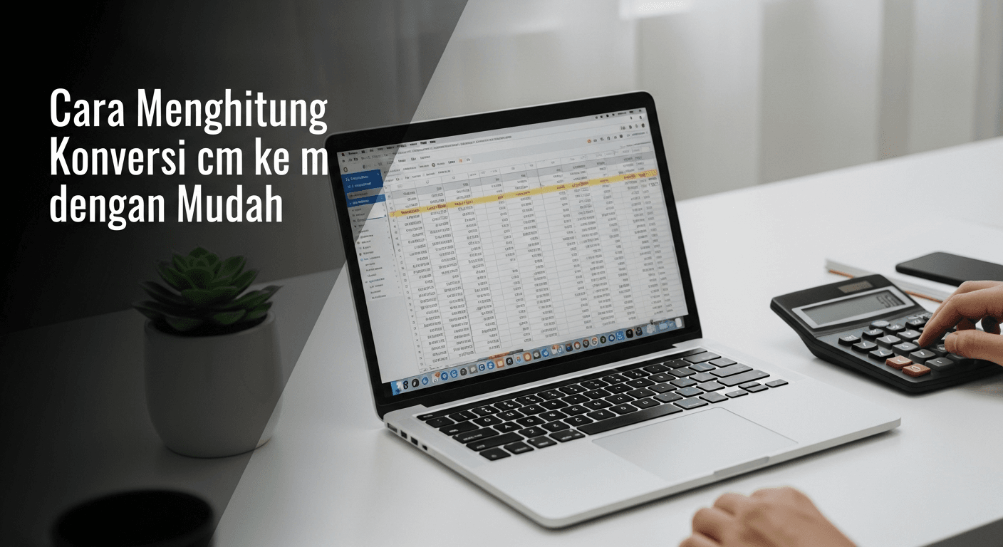 Cara Menghitung Konversi cm ke m dengan Mudah