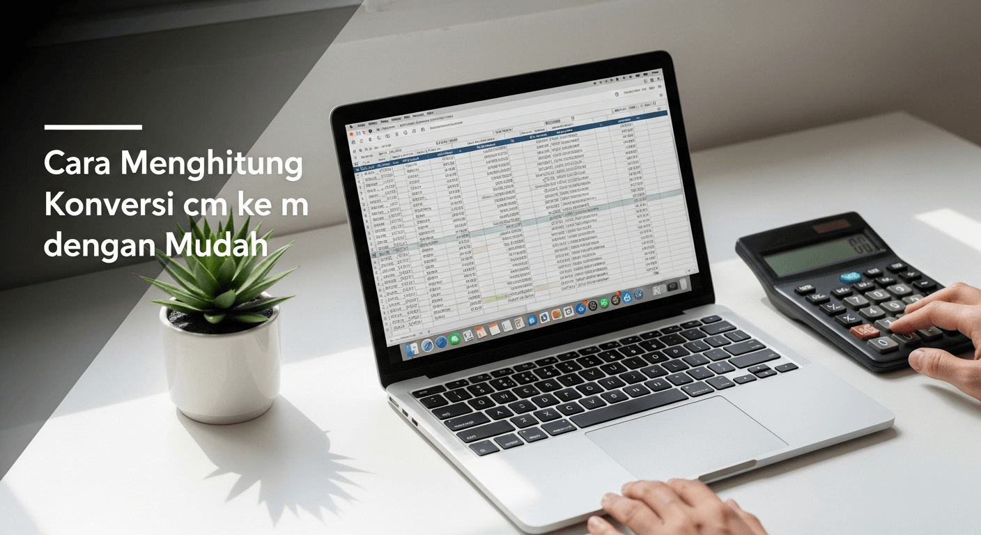 Cara Menghitung Konversi cm ke m dengan Mudah