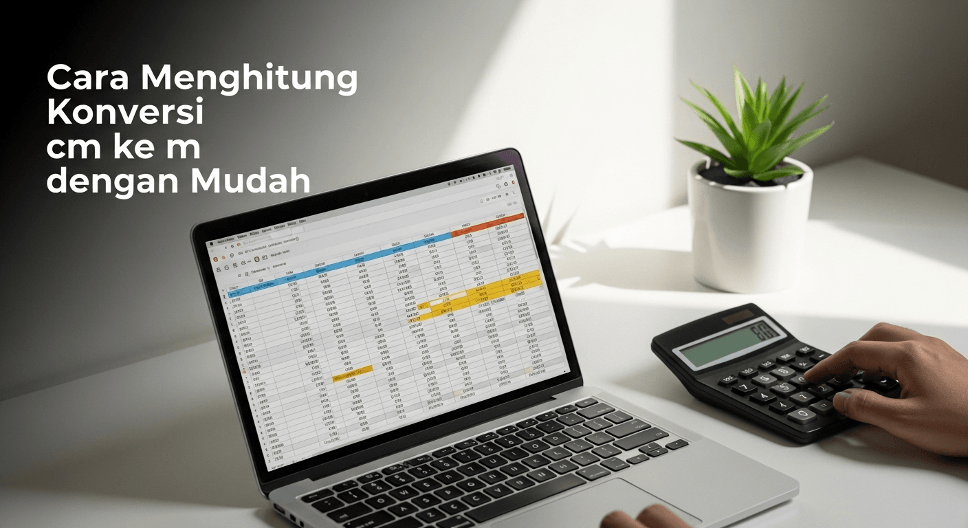 Cara Menghitung Konversi cm ke m dengan Mudah