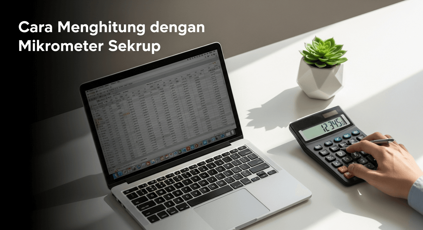 Cara Menghitung dengan Mikrometer Sekrup