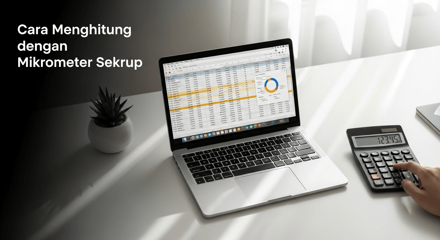 Cara Menghitung dengan Mikrometer Sekrup