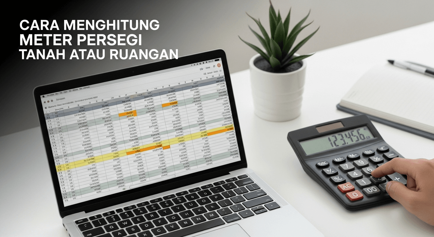Cara Menghitung Meter Persegi Tanah atau Ruangan