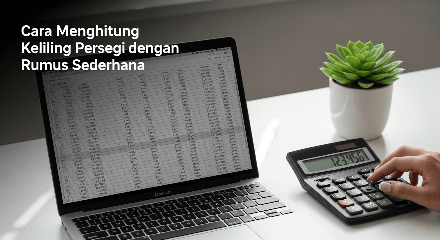 Cara Menghitung Keliling Persegi dengan Rumus Sederhana