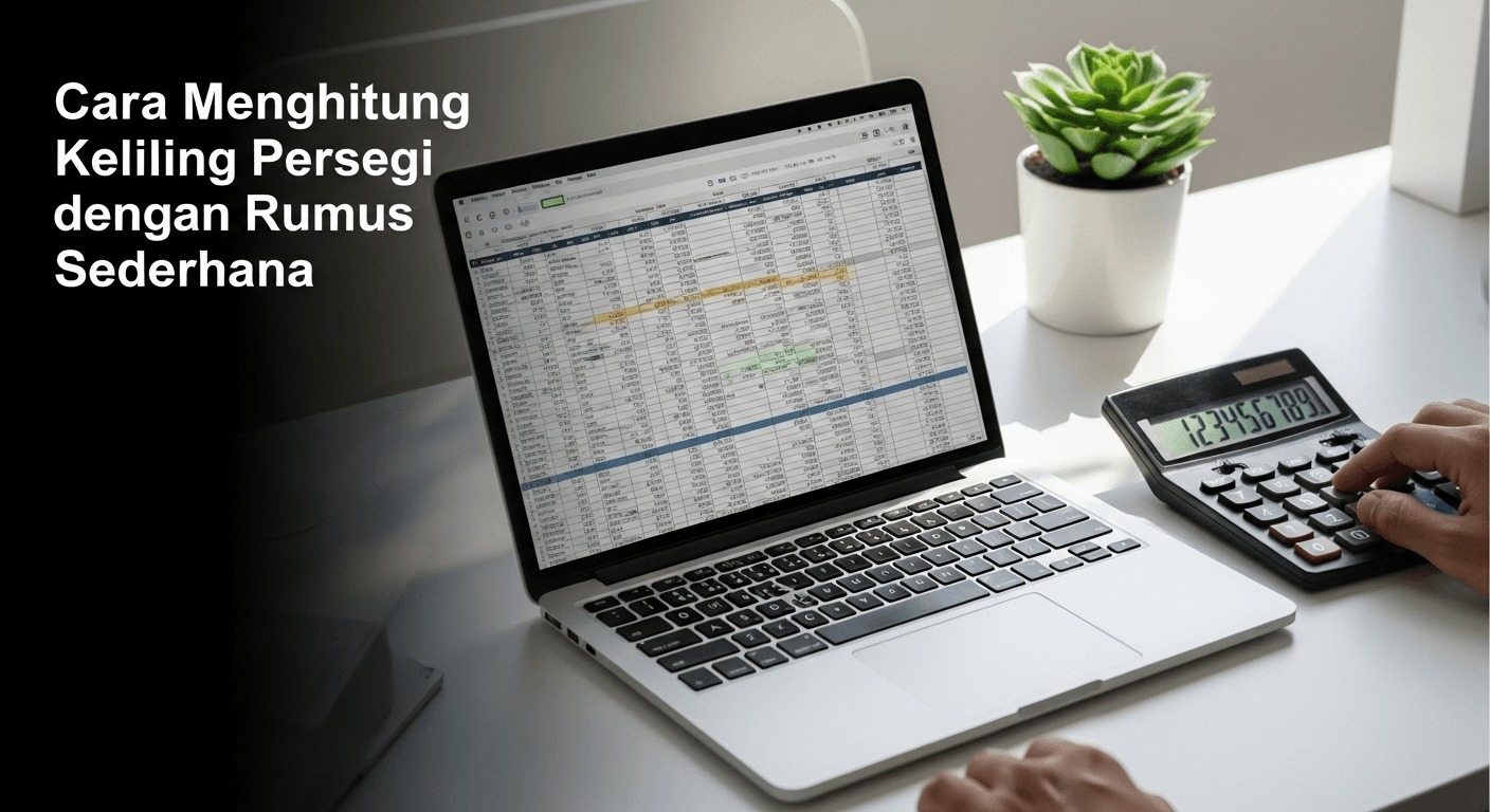 Cara Menghitung Keliling Persegi dengan Rumus Sederhana