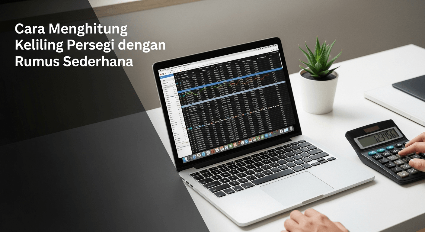 Cara Menghitung Keliling Persegi dengan Rumus Sederhana