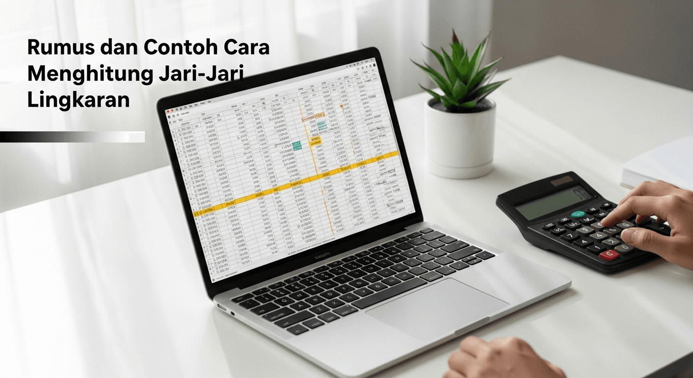 Rumus dan Contoh Cara Menghitung Jari-Jari Lingkaran