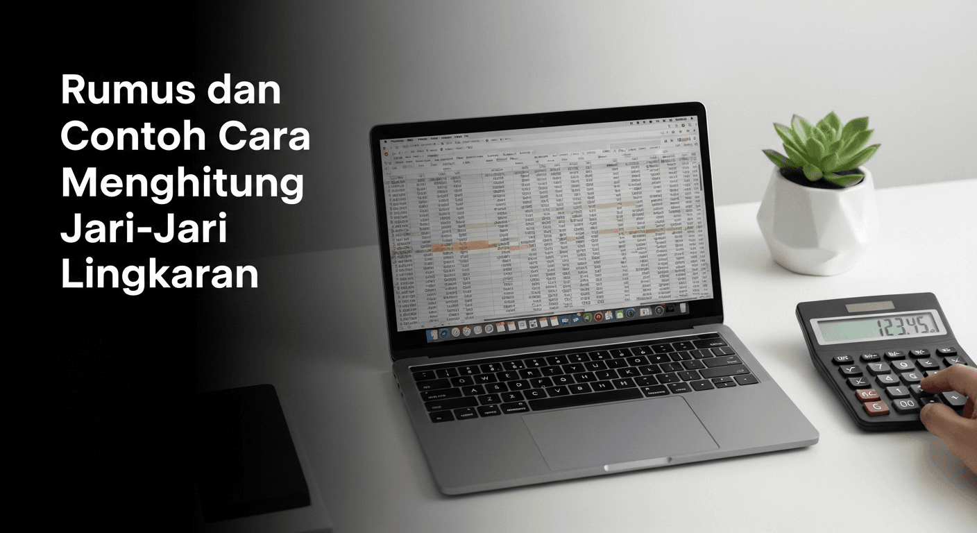 Rumus dan Contoh Cara Menghitung Jari-Jari Lingkaran
