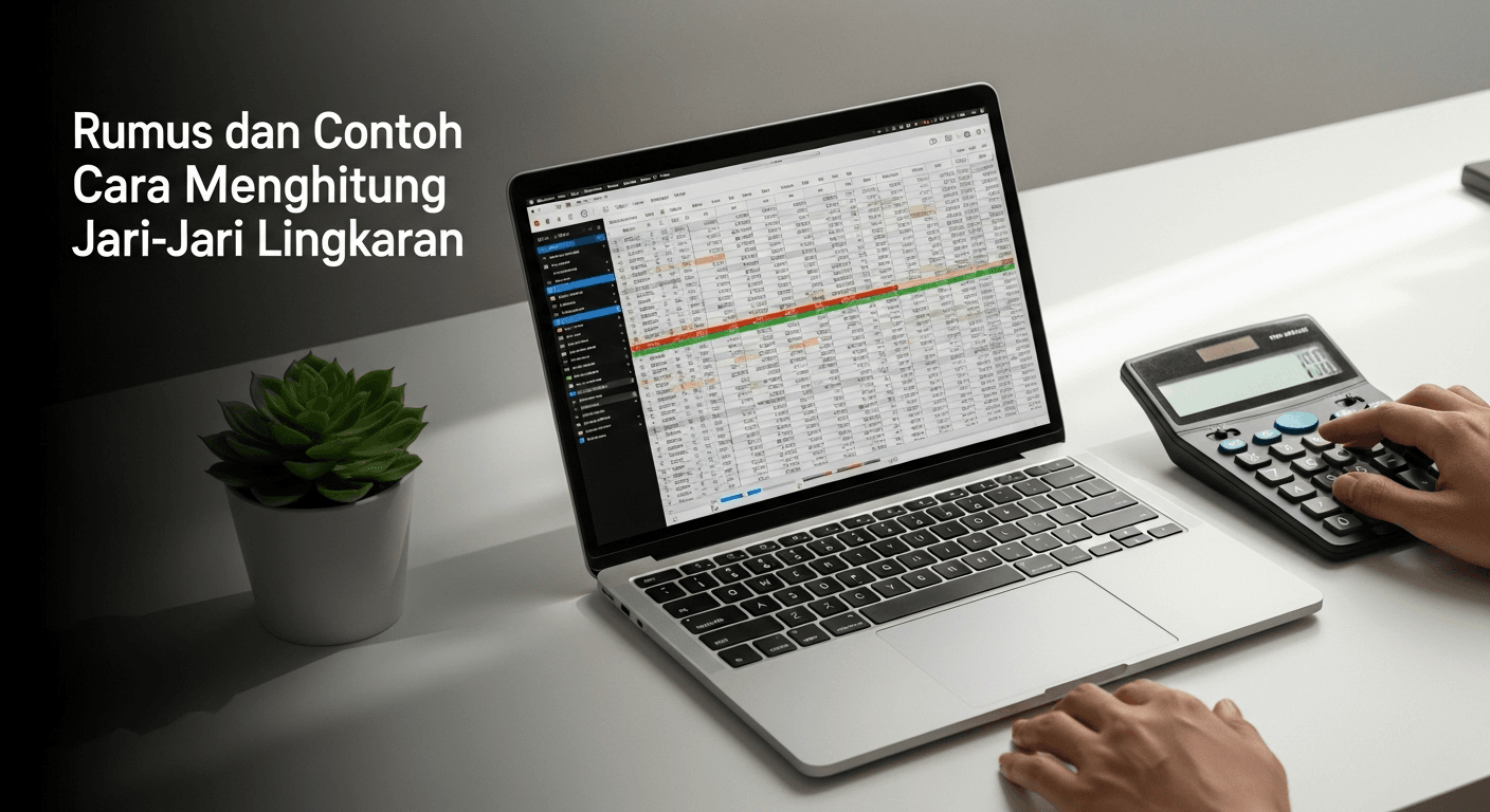 Rumus dan Contoh Cara Menghitung Jari-Jari Lingkaran