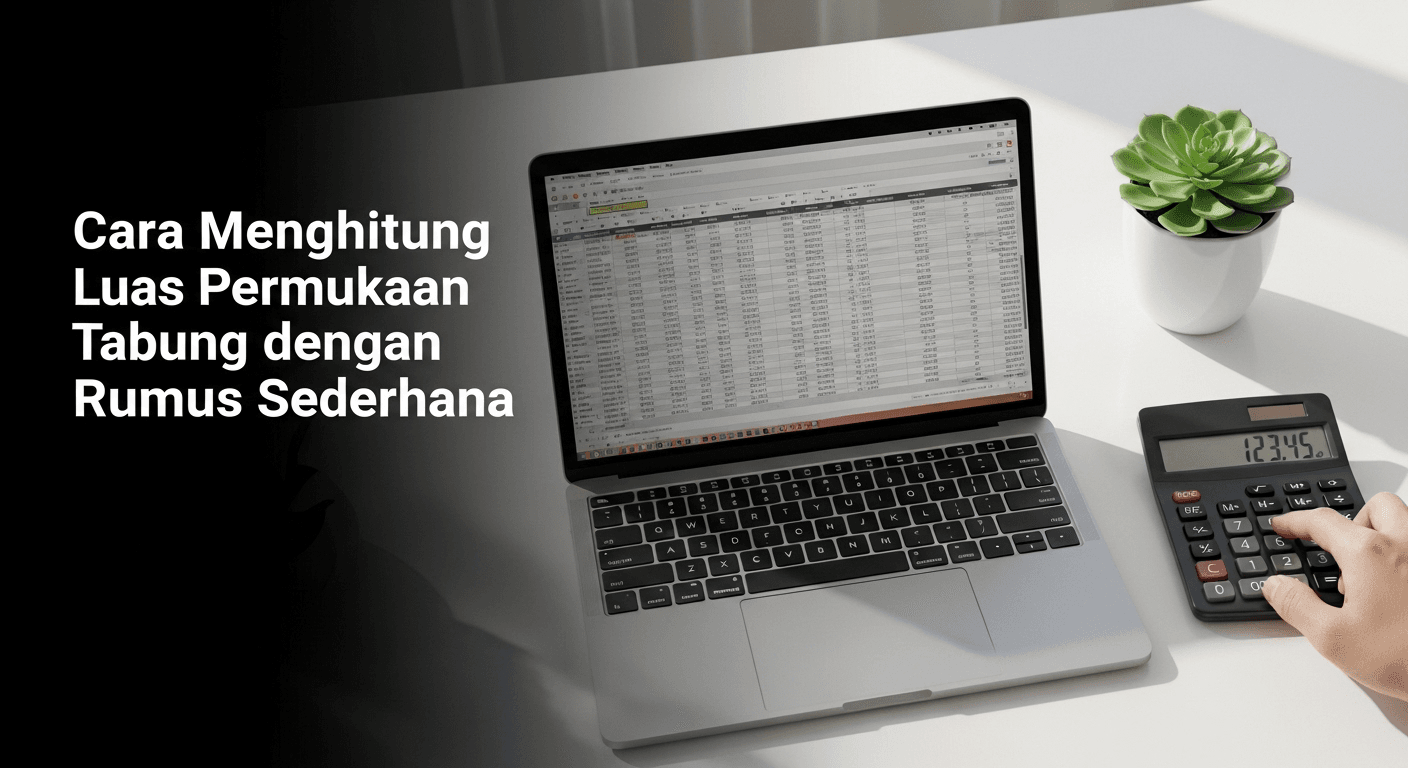 Cara Menghitung Luas Permukaan Tabung dengan Rumus Sederhana