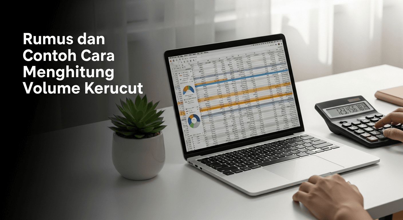 Rumus dan Contoh Cara Menghitung Volume Kerucut