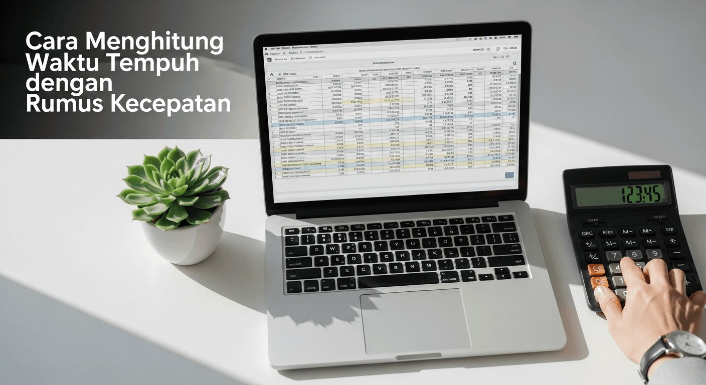 Cara Menghitung Waktu Tempuh dengan Rumus Kecepatan